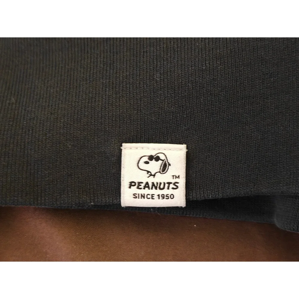 Uniqlo UT Peanuts Snoopy Charlie Brown Dance It Out Sweatshirt Black XS 442118 - Picture 4 of 10
